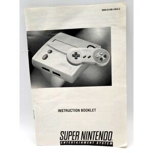Super Nintendo Mini Console SNES System‎ Instruction Manual Booklet ONLY